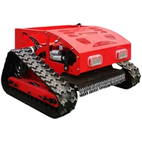 new remote control crawler mower gasoline engine self propelled household weeding lawn pruning maintenance robot