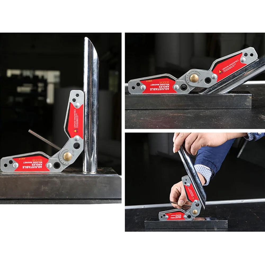 

WM10 Hand Tools Hardware Home Corner Strong Adjustable Angle Neodymium Durable Locator Welding Positioner Parts Magnetic Holder