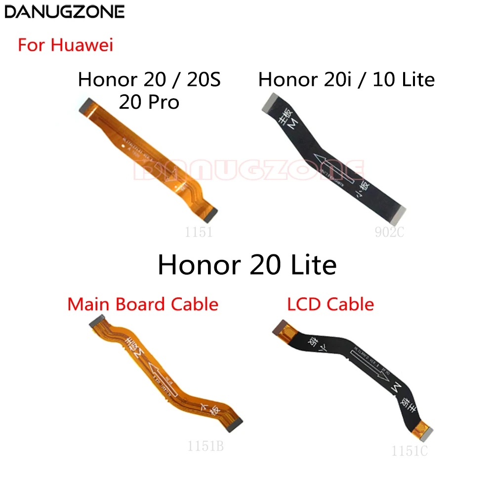 10 шт./лот для Huawei Honor 20 Pro / 20S 20i Lite ЖК дисплей основная плата Соединительный кабель