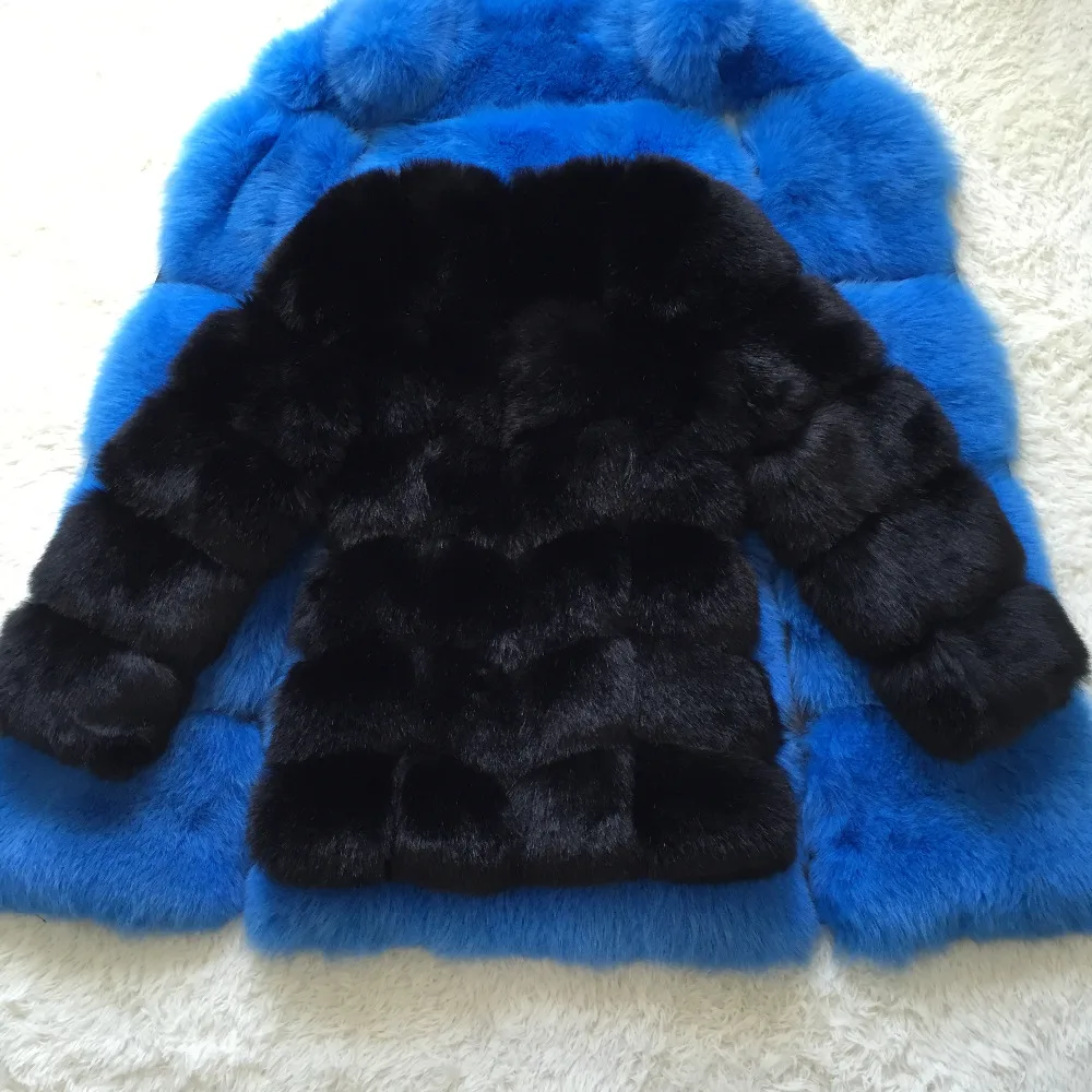 Женская куртка из искусственного лисьего меха теплая зимняя меха|fur coat|fur coat fashionfox