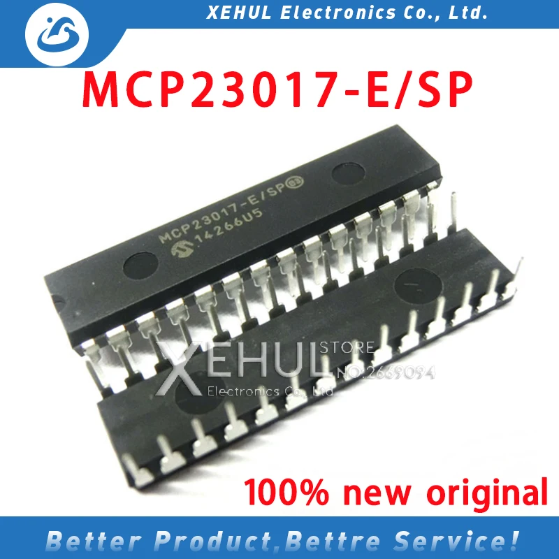 5 шт./10 шт./50 шт./100 шт. Φ/SP MCP23017 DIP 28 встроенный I/O расширитель чипа 100% Новый
