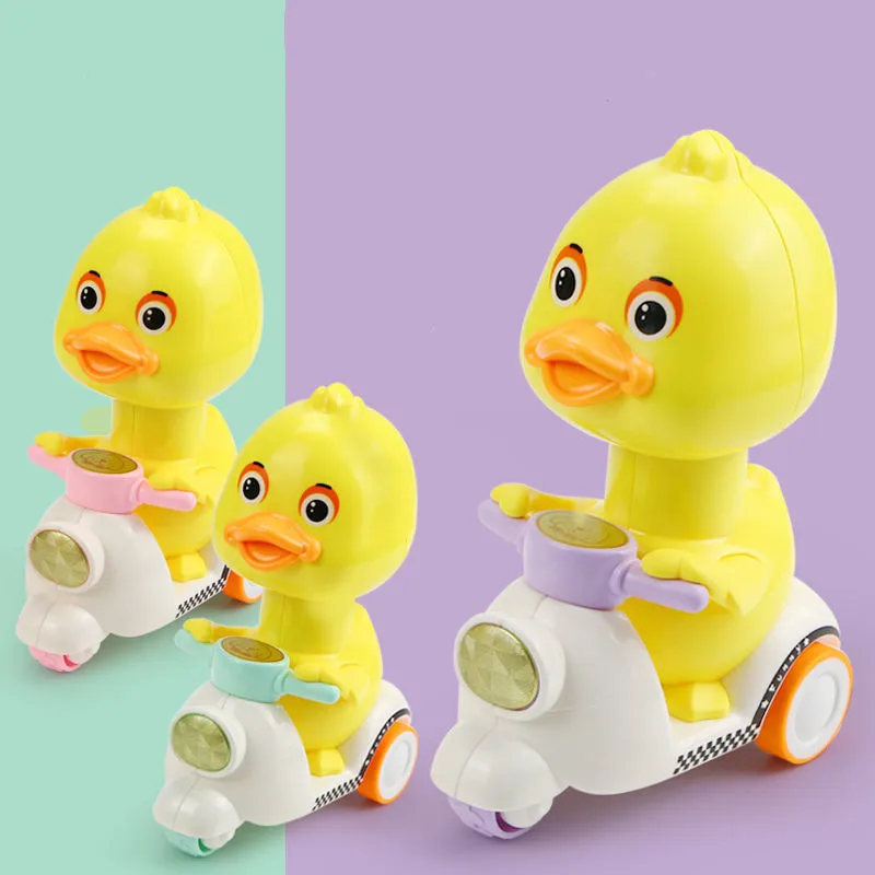 

Small Yellow Duck Pull Back Car Children Toy Car Kawaii Annimal Car Action Toys Cute Mini Duck Motorcycle Model Kids Toys Gifts
