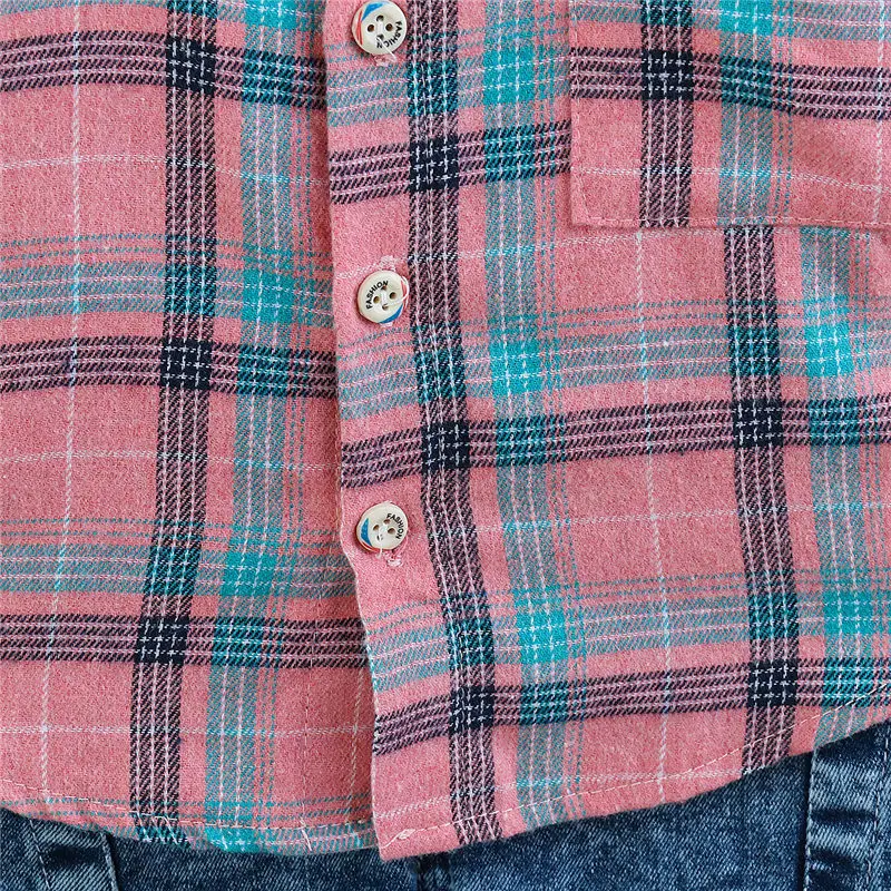 

Baby Boys Fashion Spring Autumn Children Cotton Clothes Lattice blouses jeans 2Pcs/sets Infant Out Kids Toddler Casual Tracksuit