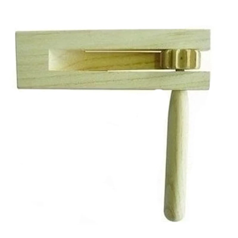 

Wooden Spinning Ratchet Noise Maker Grogger Traditional Matraca for Parties Sports Events and Celebrations