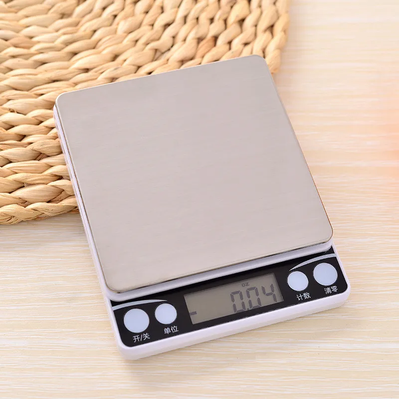 500g-0.01g Высокоточные кухонные электронные весы цифровые весы мини точность грамм вес шкала электронного баланса 2 типа - Цвет: 500g-0.01g
