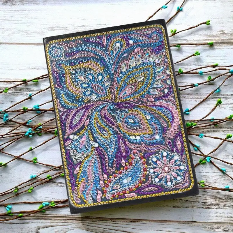 Горячая креативный DIY Мандала алмаз особенной формы живопись 50 страниц A5 Sketchbook