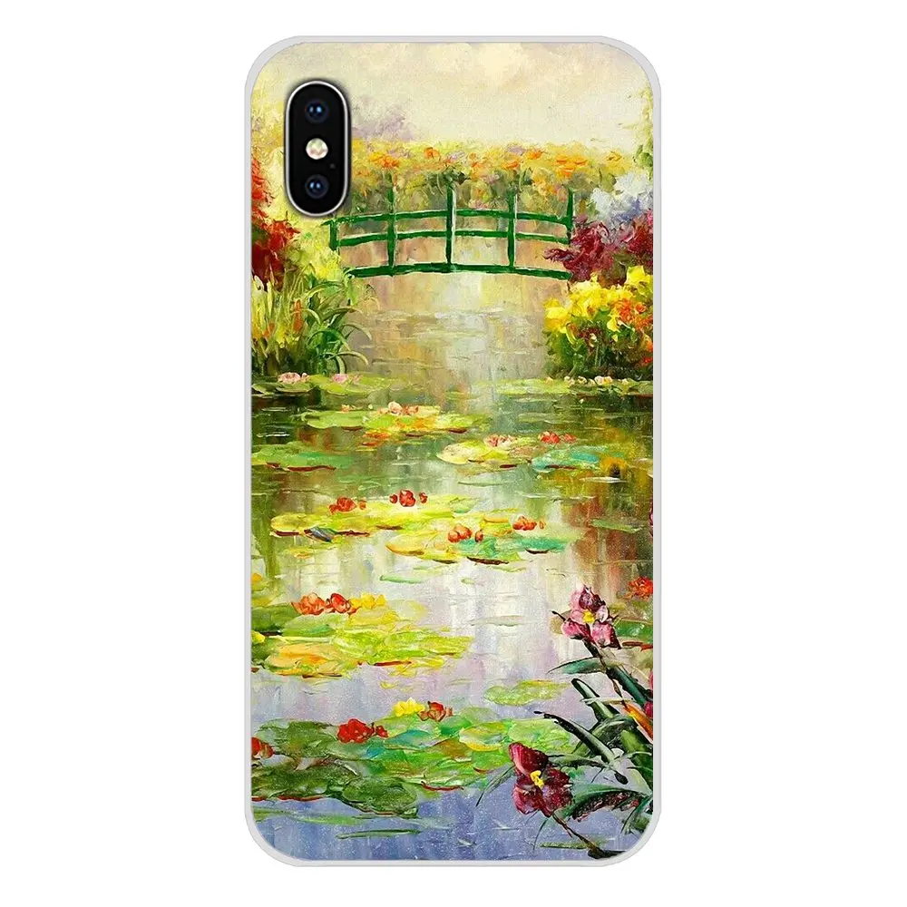 Чехол для Samsung A10 A30 A40 A50 A60 A70 M30 Galaxy Note 2 3 4 5 8 9 10 PLUS Аксессуары клод моне картина