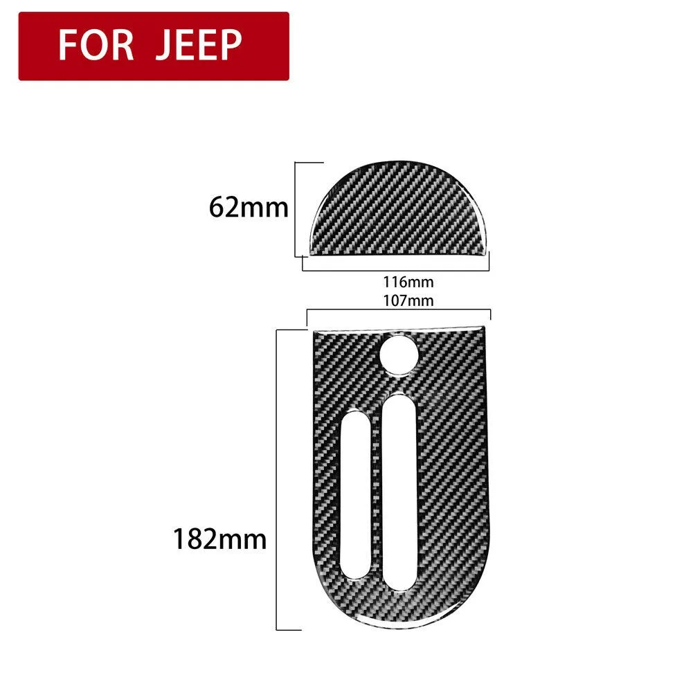 

Accessories Gear Shift Panel Decor Cover For Jeep Wrangler JK 07-10 Useful Durable