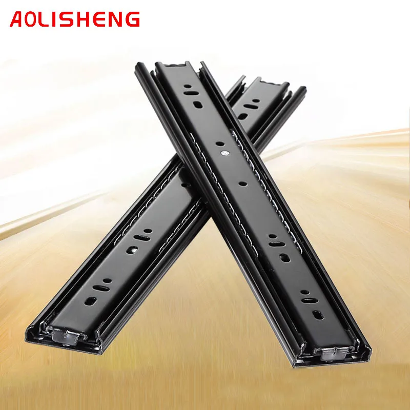 AOLISHENG 3 х секционный направляющий рельс для боковой Настенный Шкафчик рельсы с