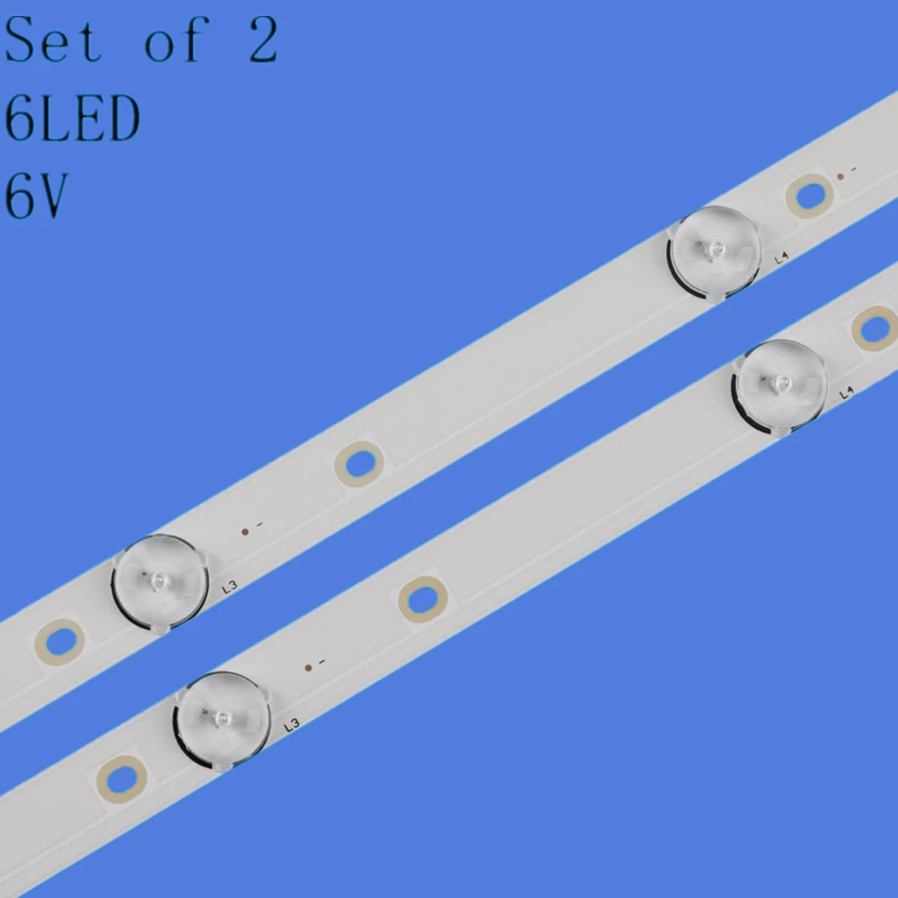 Светодиодная лента для подсветки 32 дюйма 2 шт. 6 светодиодов | Освещение