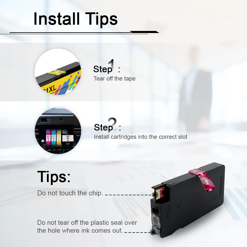 Картридж для принтера HP 950 951 Officejet Pro 8600 8610 8615 8620 8630 8625 8660 8680 | Компьютеры и офис