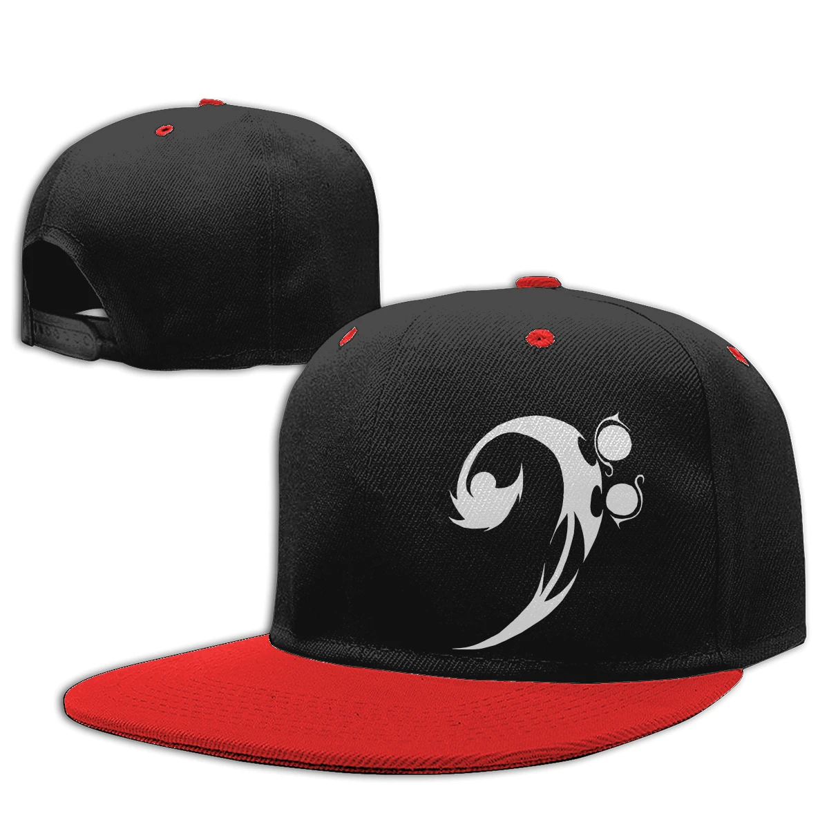 

Bass Clef Music Logo Girl's Children's Fashionable breathable Hip hop caps