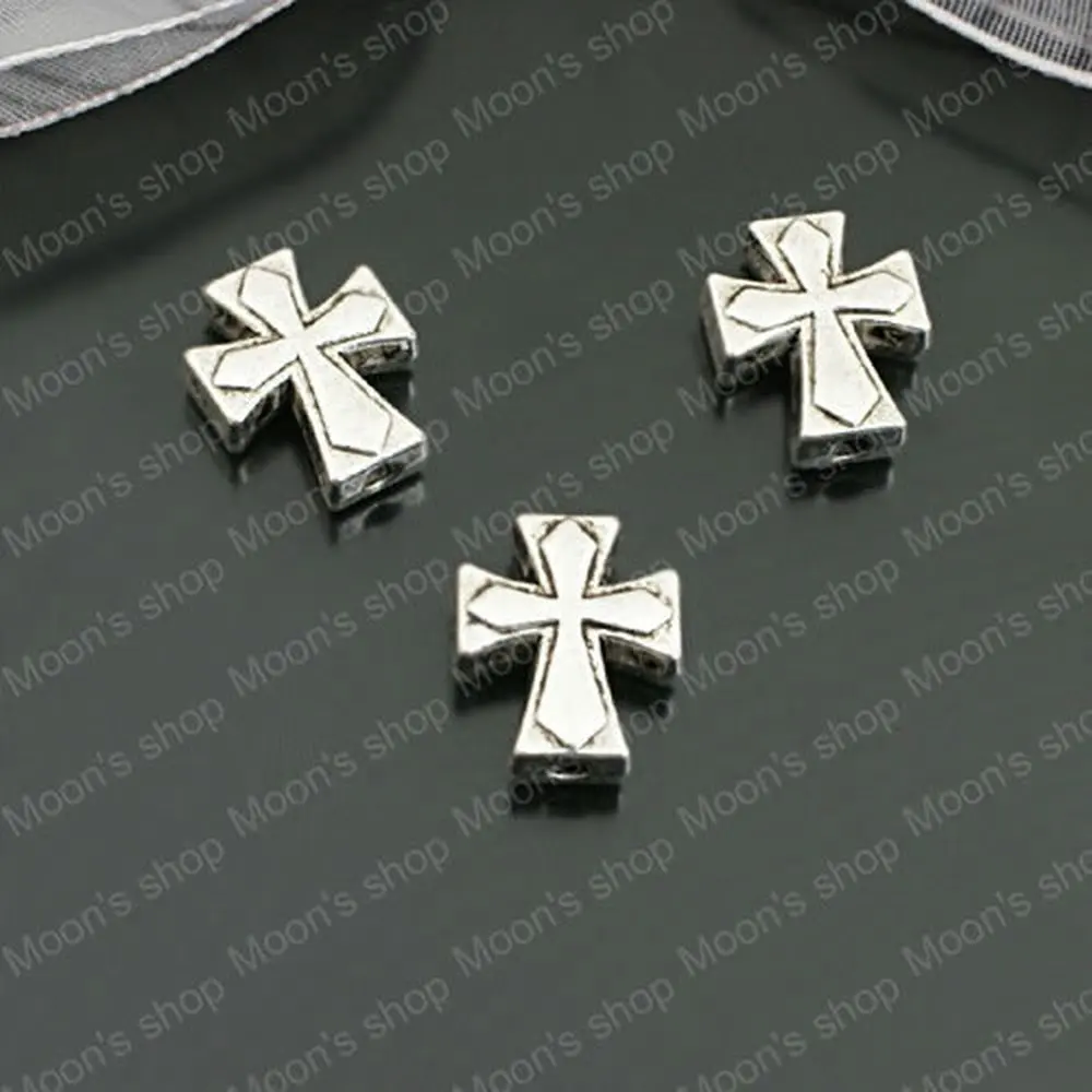 

Wholesale 13*11mm Antique Silver color Cross Alloy Beads Jewelry DIY Components 50 pieces(JM3369)