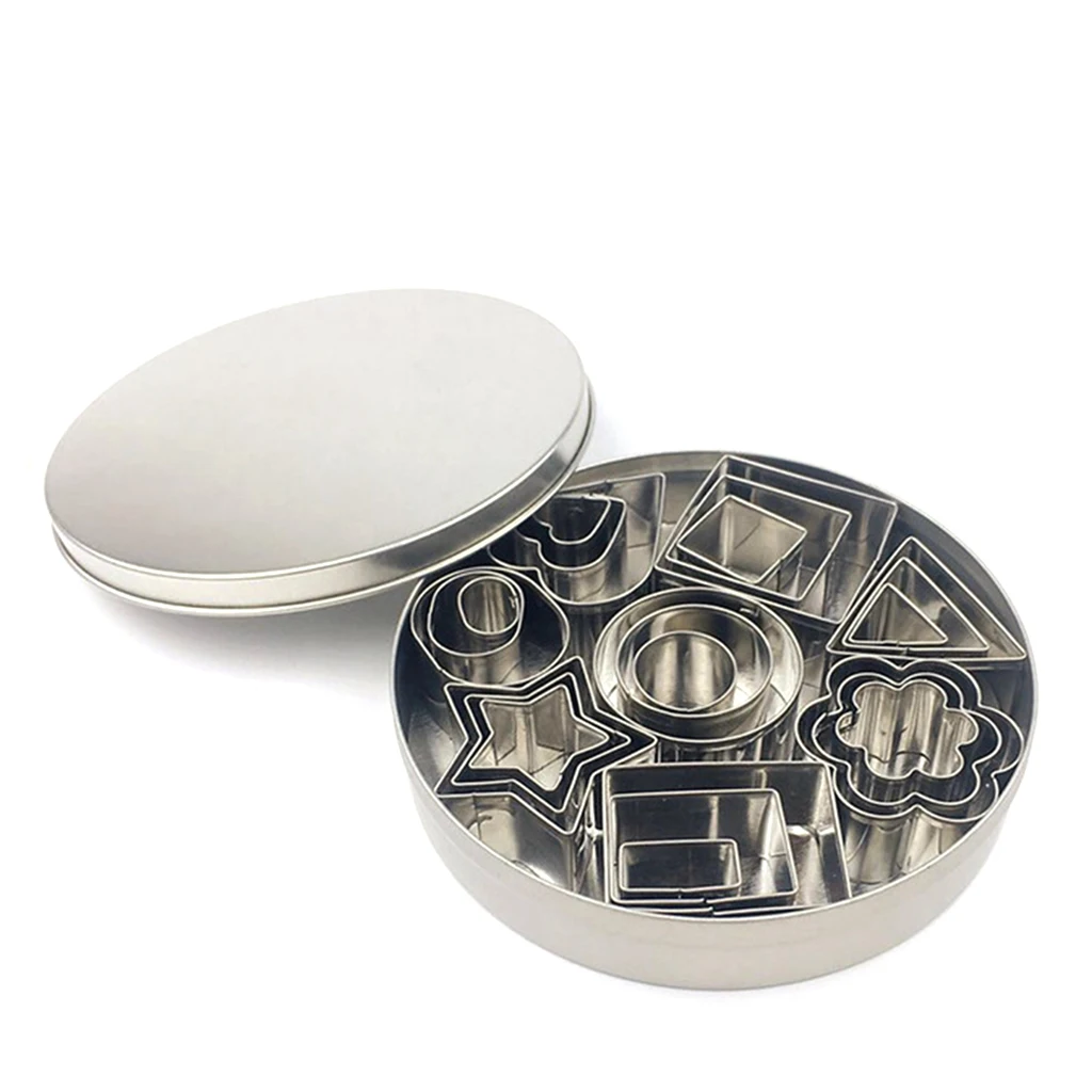 Набор мини форм для печенья 24 небольших формы вырезания кондитерских изделий