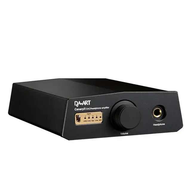black Yulong Canary II ESS9038Q2M DSD512 PCM768KHz CanaryII DAC Hifi декодирование музыки усилитель для наушников - Цвет: black