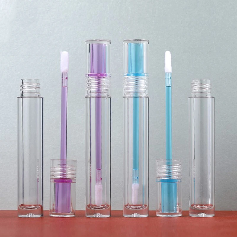 

1pcs 4ml Lip Gloss Tubes Clear Empty Containers Mini Refillable Lip Balm Bottles Lip Glaze Samples Travel Diy Makeup