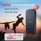 Внешний жесткий диск sandisk480 портативный PSSD 520 Гб 3,1 дюйма внешний жесткий диск USB Type-C 1 ТБ