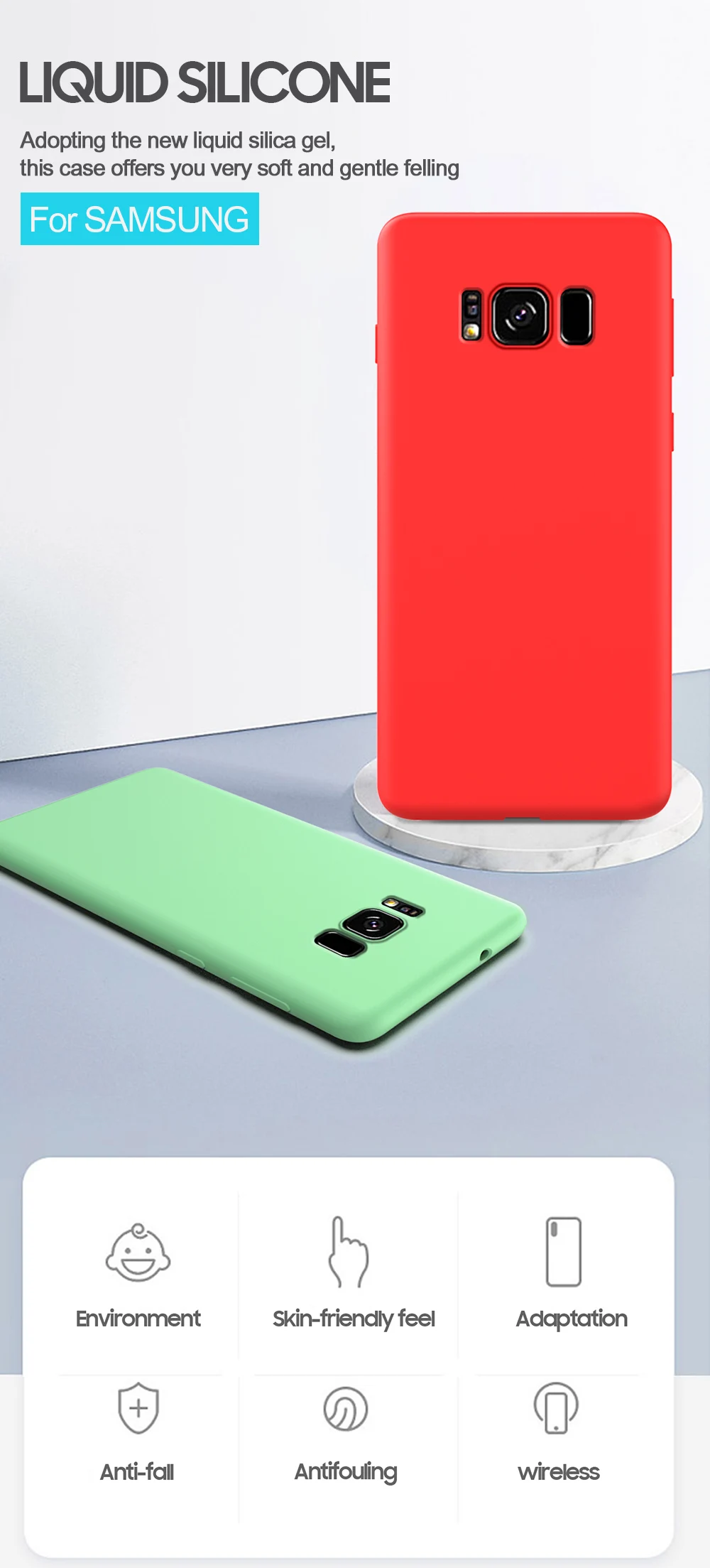 Высококачественный чехол для samsung S8, мягкий силиконовый чехол для samsung Galaxy S8 Plus, чехол для Galaxy S8 S8+ задняя крышка