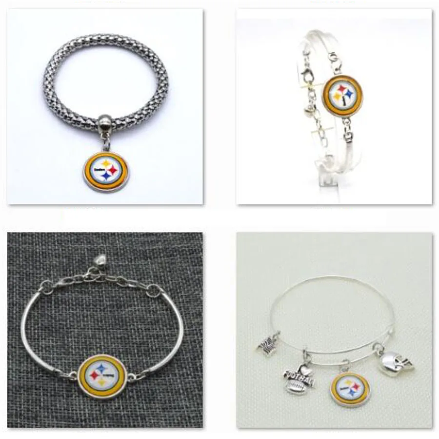 2019 новый футбольный браслет Питтсбург Стилерс очаровательный ювелирный для пары