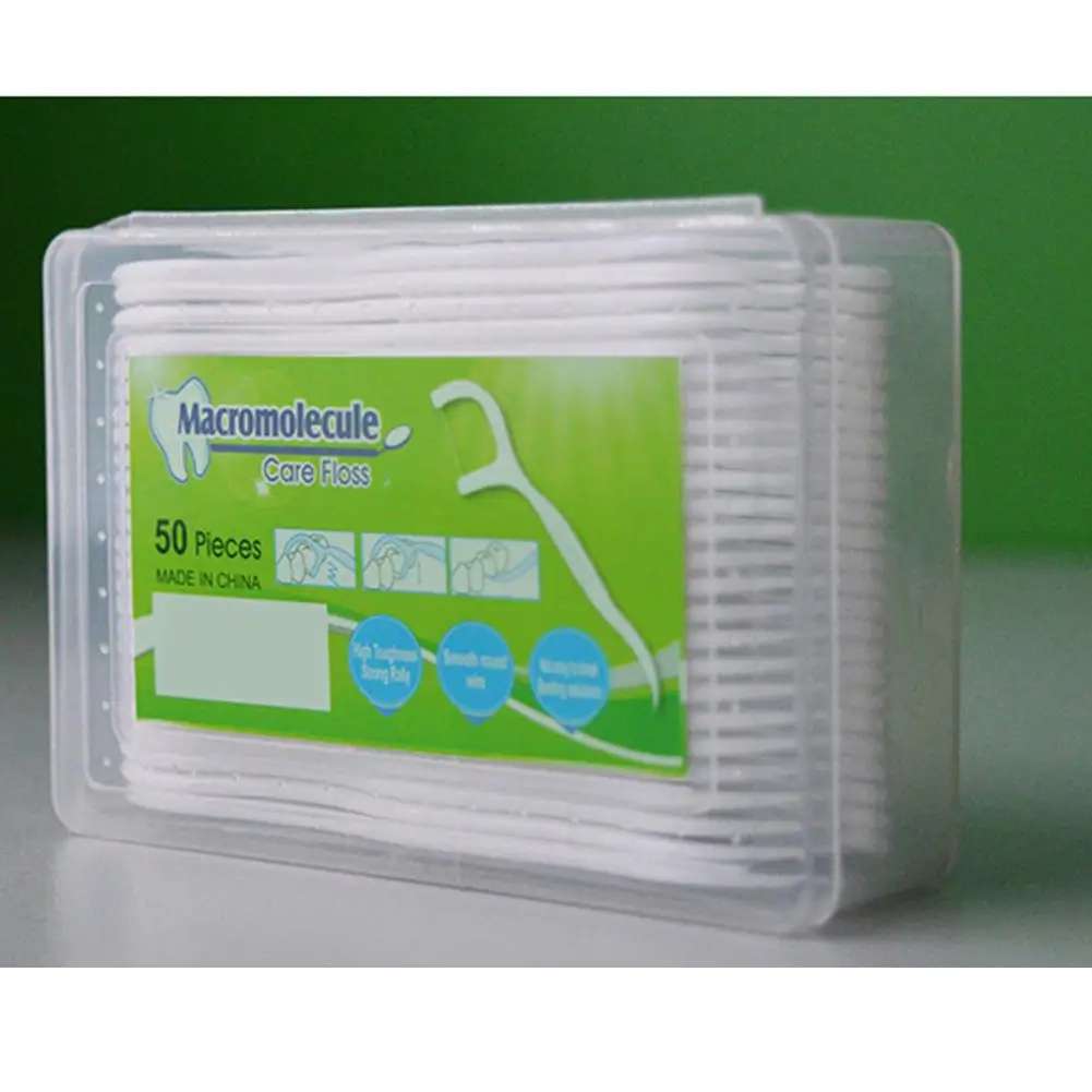 DSstyles 50 шт. зубная нить для ухода за межзубным пространством чистка зубов Зубная