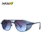 Мужские солнцезащитные очки JackJad в стиле стимпанк, модные популярные брендовые дизайнерские солнечные очки в стиле стимпанк, модель 2021, 86225