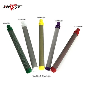 Безвоздушный фильтр HYVST (10 шт.) безвоздушный фильтр для пистолета 3050100150200 сетчатый безвоздушный распылитель краски запчасти Заводская распродажа пистолетный фильтр