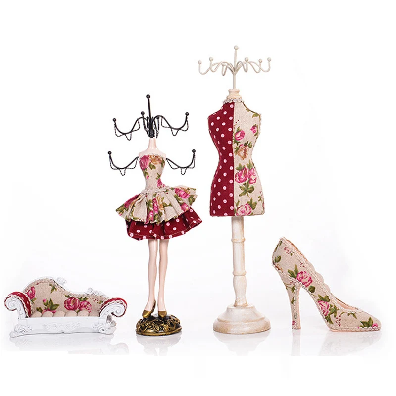 

Hot SaleEuropean Creative Portrait Model Jewelry Holder Storage Home Bracelet Ring Earring Holder Necklace Holder Jewelry Holder