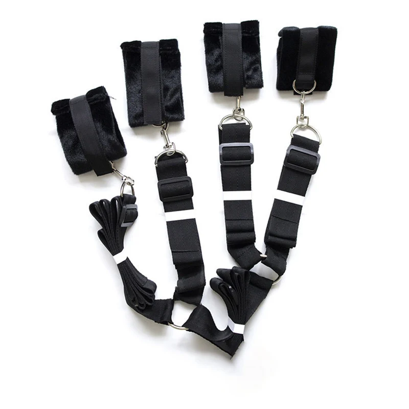 Нейлоновый плюшевый секс бондаж сексуальный под кроватью сдерживающий ремешок SM