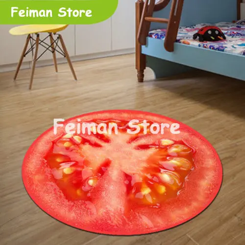 UK коврик Детские сидя ковры 3D принт круглый для двери в спальню на кухню из