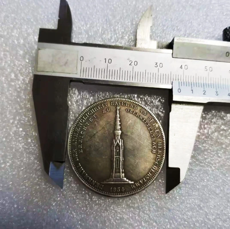 Коллекция 1834 года Германия церковь медаль альбом монеты под старину серебро