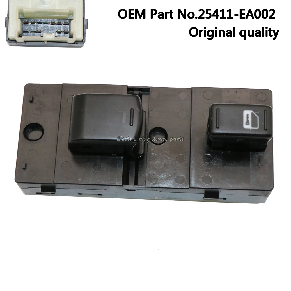 OEM 25411-EA002 Front Right Power Window Switch for Nissan Frontier Pathfinder Xterra 4.0L