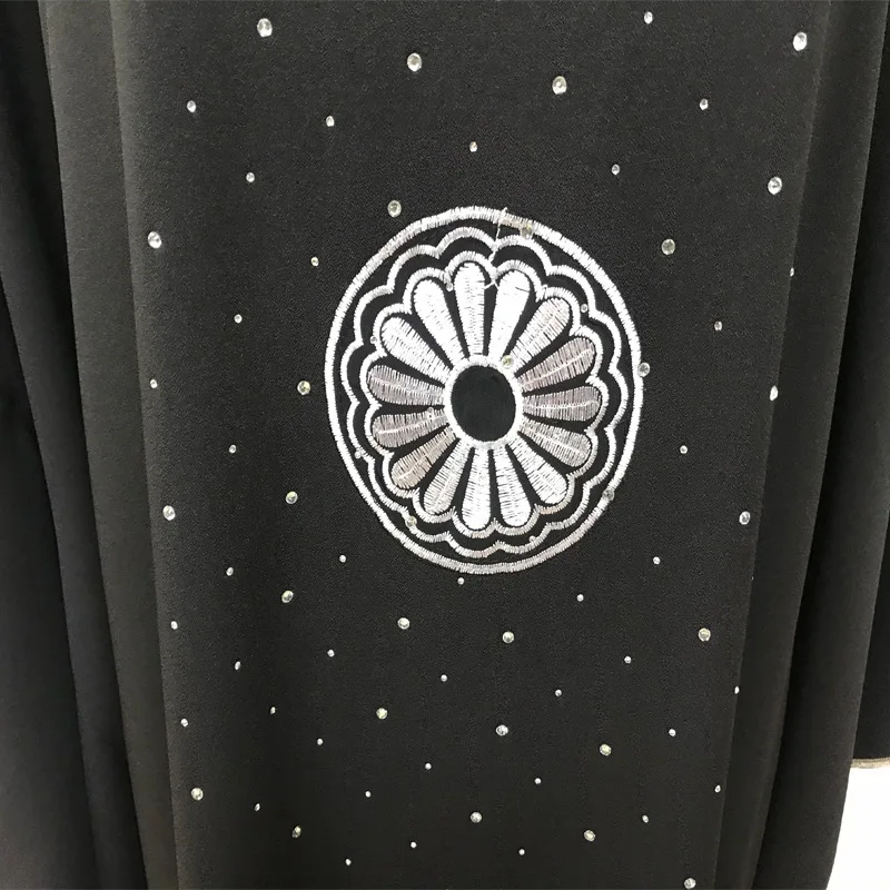 

EID Muslim Abaya Dress Women Moroccan Kaftan Ramadan Musulaman Islamic Clothing Dubai Beads Prayer Garment Caftan Long Robe Arab