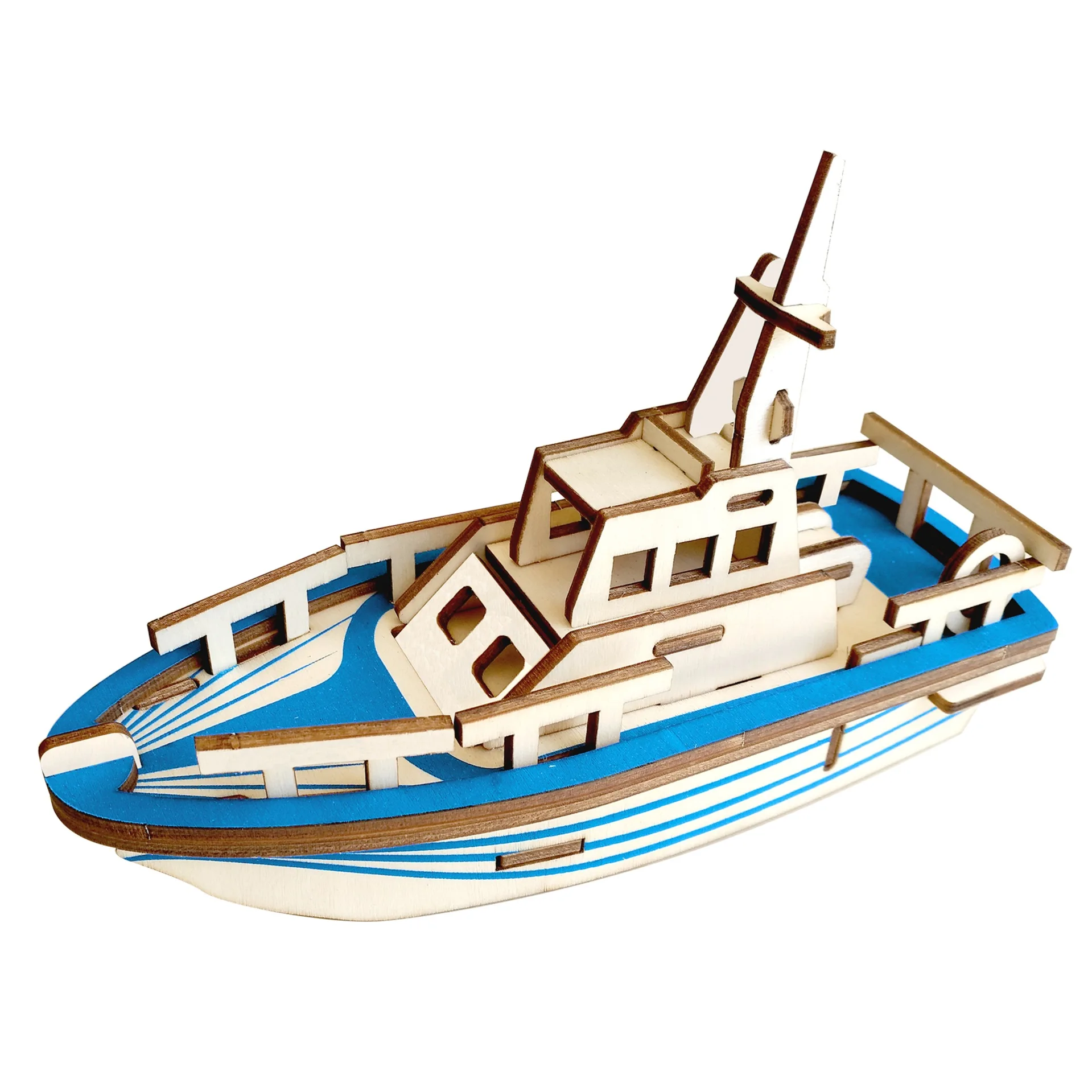 Набор для сборки сделай сам 3D деревянные игрушки модель спасательной лодки пазл