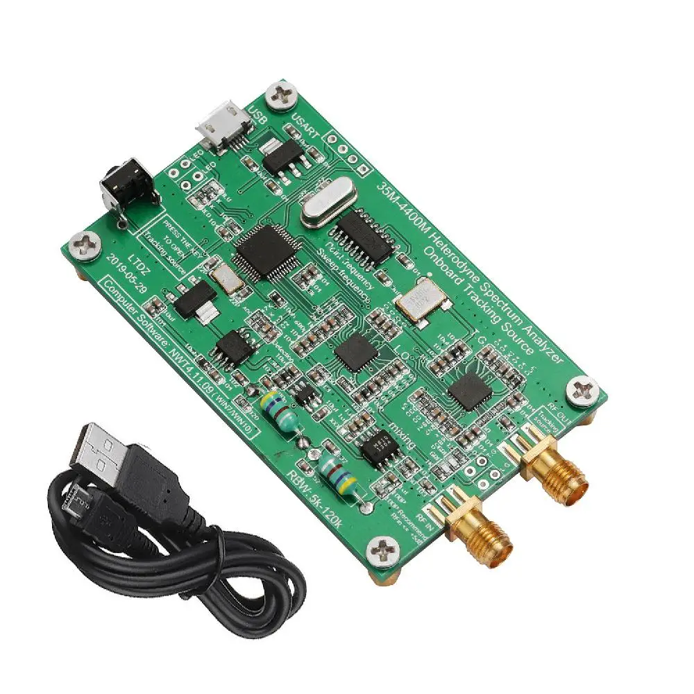 Анализатор спектра источника сигнала USB LTDZ 35 4400 м с модулем отслеживания