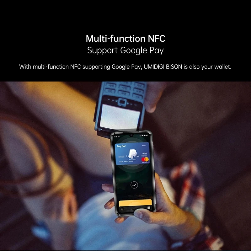 UMIDIGI Зубр 6 ГБ/8 ГБ + 128 Гб NFC глобальная версия Android 11 IP68/IP69K Водонепроницаемый прочный телефон 48MP матрица Quad