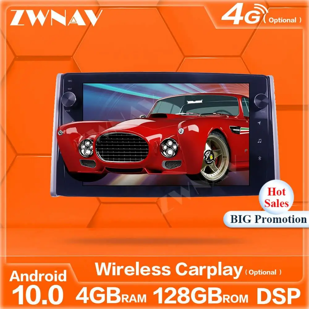 

128G DSP Carplay Android 10 Screen Car Player GPS Navigation For Toyota RAV4 2019 Auto Radio Stereo Multimedia Player Head Unit