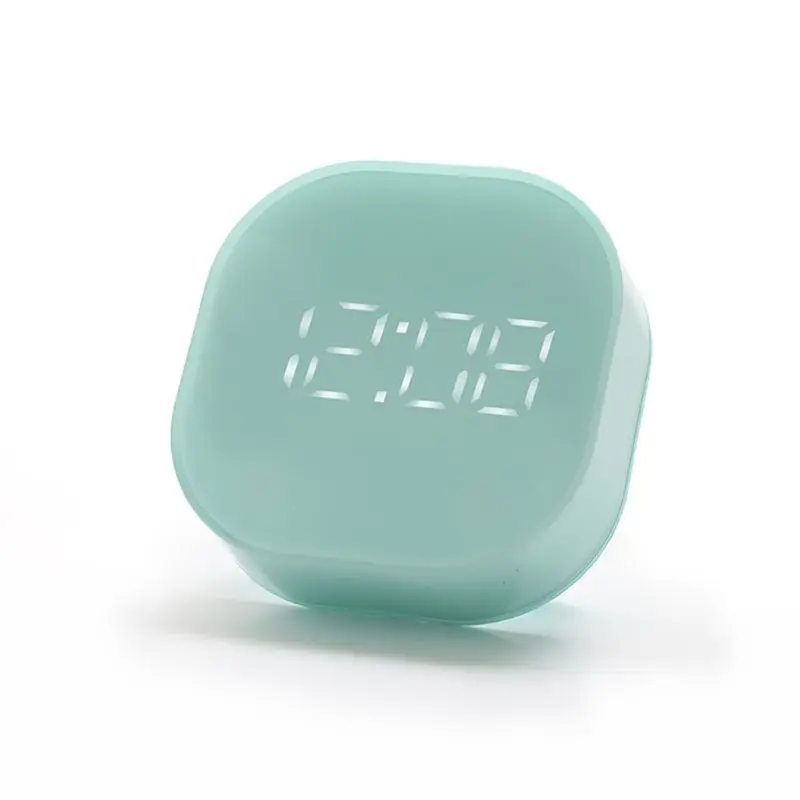 Таймер маленький кубик светящийся электронный будильник цифровой светодиодный