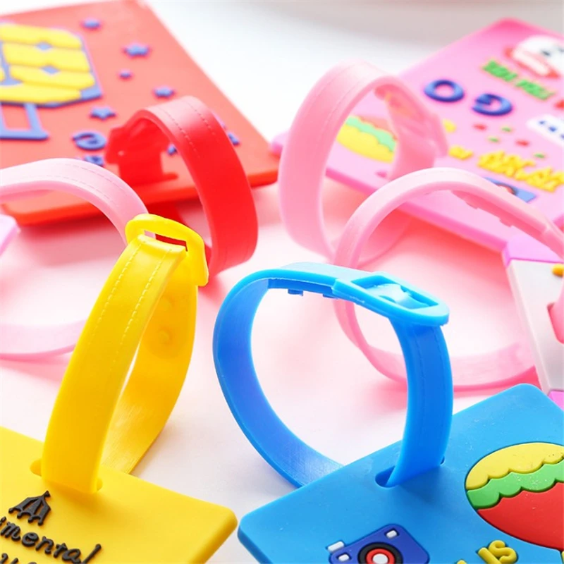 Kawaii бирка для чемодана мультфильм ID адрес держатель багажа этикетка аксессуары