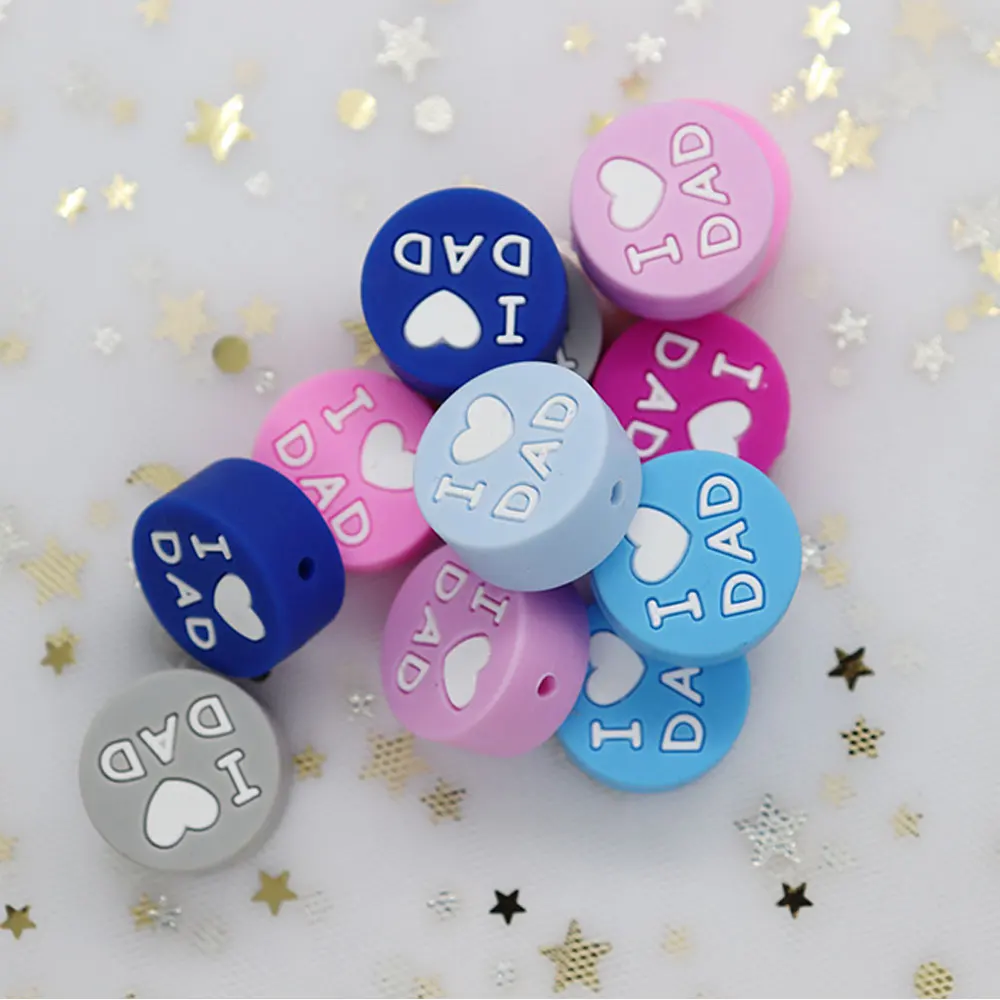 Бусины круглые силиконовые для изготовления ювелирных изделий 8 шт. | Мать и