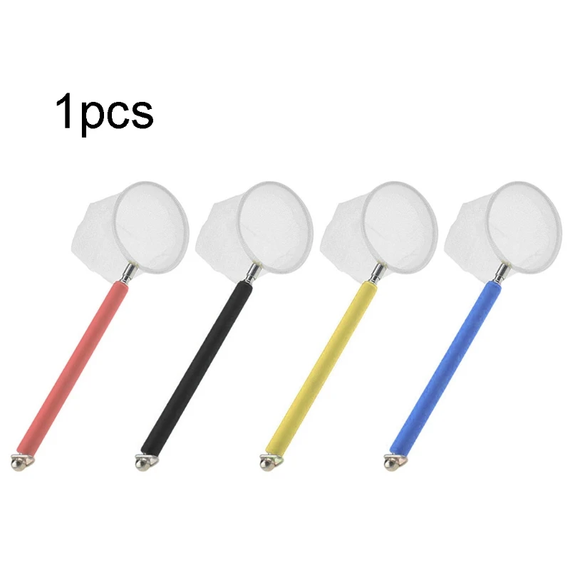 

2021 New Aquarium Retractable 3D Stainless Steel Fishnet Pocket Shrimp Catching Fish Tank Cleaning Net Round / Square Shape