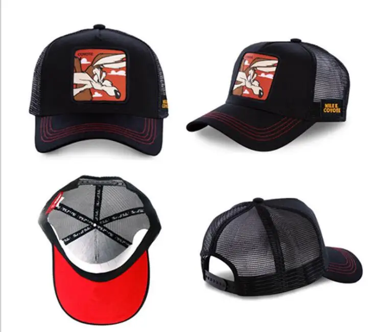 Бренд Аниме Бэтмен Snapback кепка хлопок бейсбольная кепка для мужчин и женщин хип хоп папа сетчатая шапка Дальнобойщик Кепка гоночная шляпа