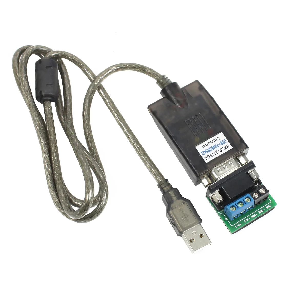 Cable adaptador convertidor Serie USB 2,0 a RS485 RS-485 RS422 RS-422 DB9 COM, Chip FTDI Industrial, protección contra sobretensiones de 400W, 70cm
