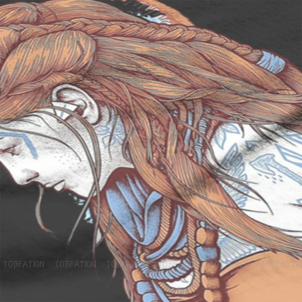 Футболка Horizon Zero Dawn с изображением персонажа классические модные мужские