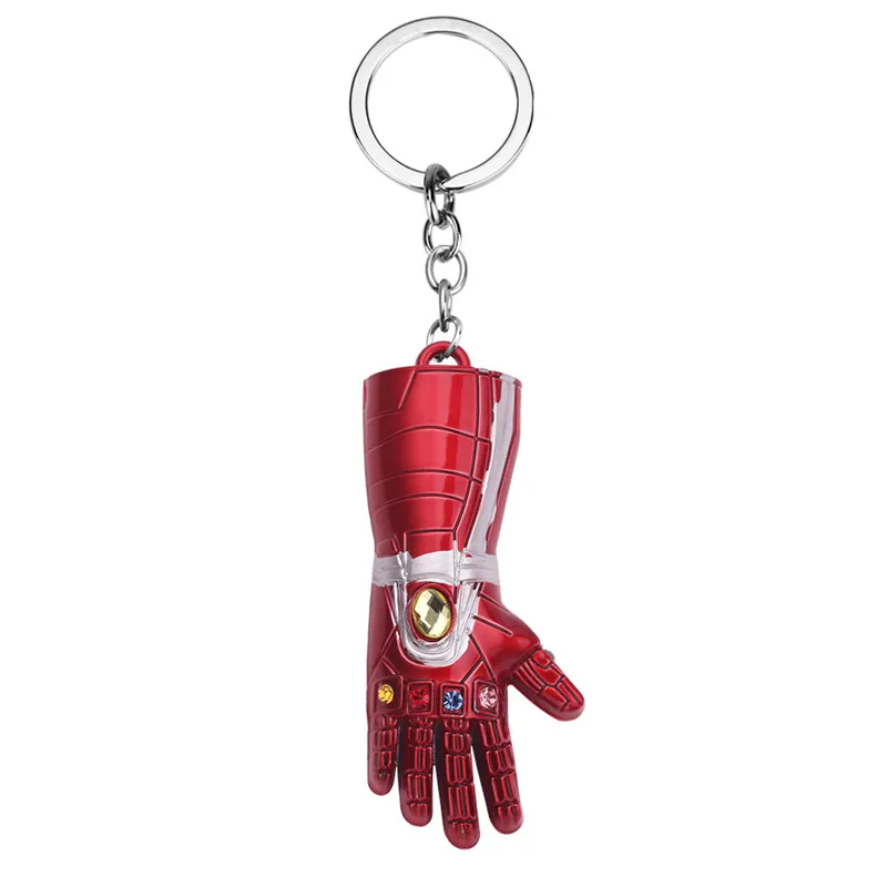 Тор молот Marvel брелок супергерой Мстители кулон брелки Буква A брелок Porte Clef chaviro Железный человек держатель для ключей - Цвет: kc0788