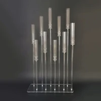 acrylic candelabra all clear candle holders wedding candlesticks table centerpieces flower stand holder big candelabrum