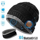 2 в 1 зимняя Bluetooth-гарнитура 5,0 головная повязка теплая музыкальная шапка с мягким шарфом микрофоном для звонков на открытом воздухе спортивная шапка подарки
