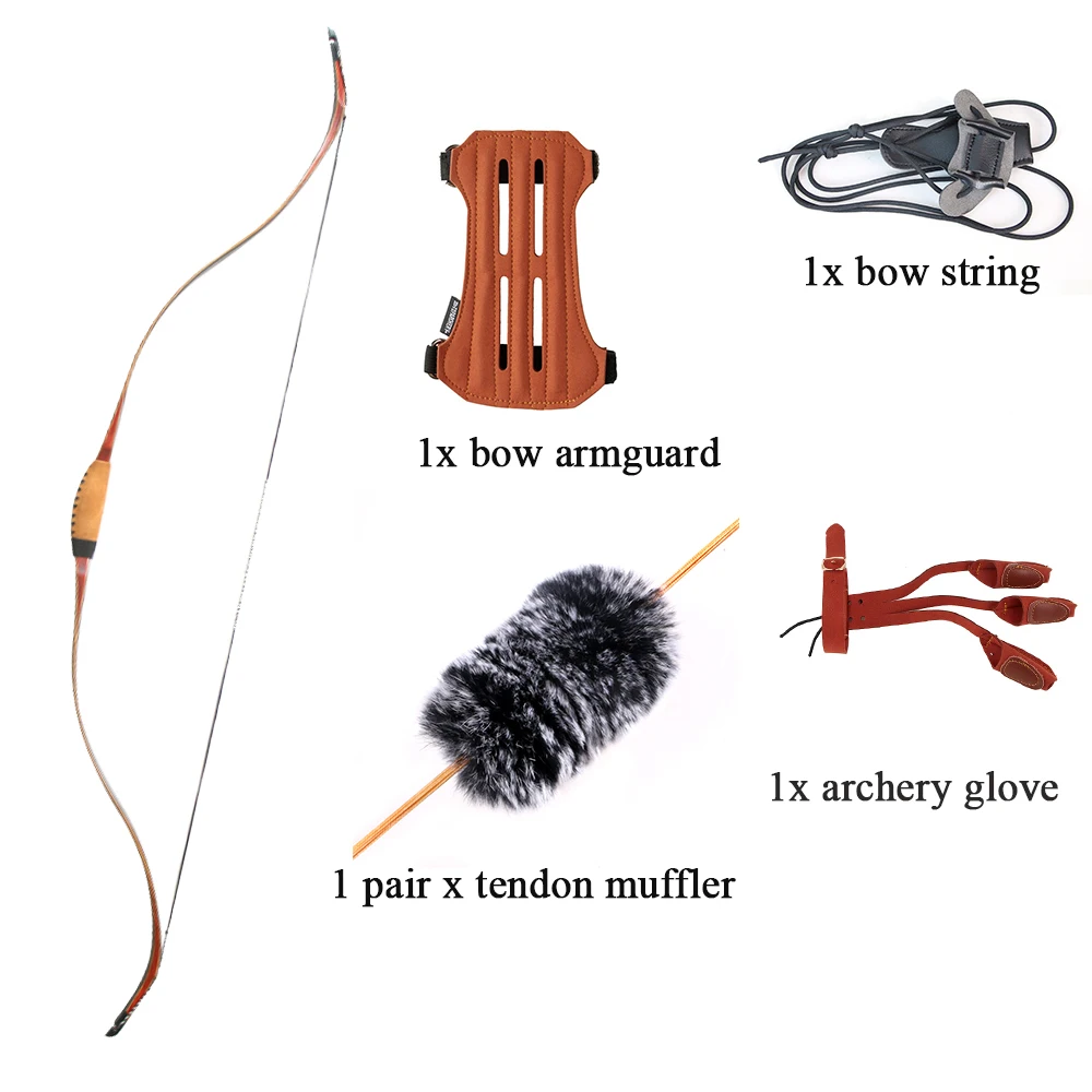 Традиционный турецкий лук 40lbs 50lbs для охоты на открытом воздухе и стрельбы