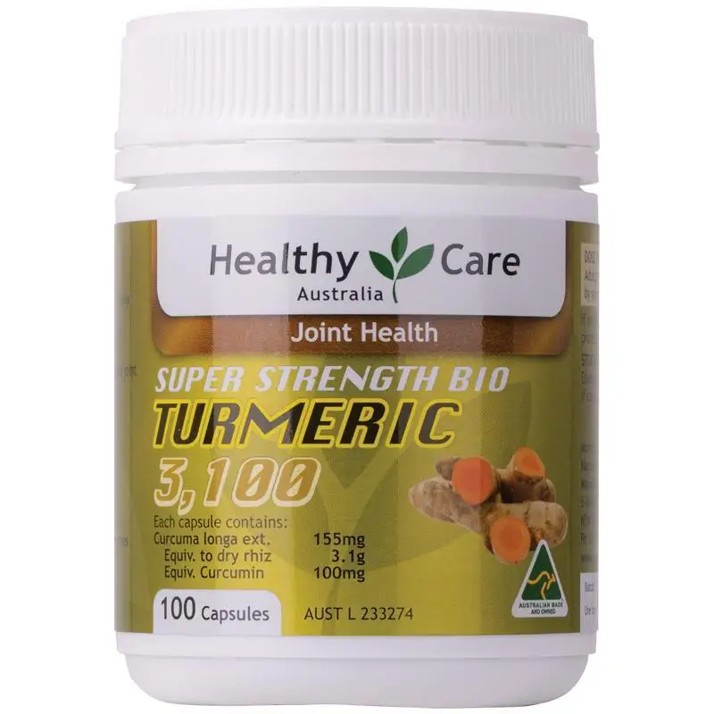 

Healthy Care Turmeric Curcumin Pills Capsules Joint Liver Digestive Nervous System Health Prevent Cancer Relief IBS Arthritis