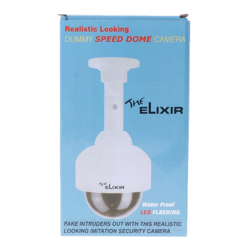 Поддельная модель наружного видеонаблюдения с водонепроницаемой вспышкой