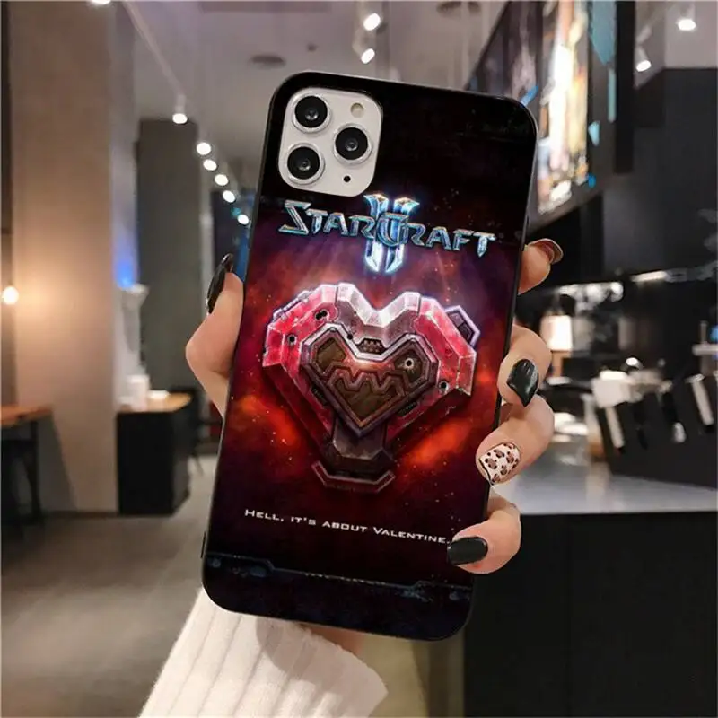 

starcraft 2 zerg Protoss Bling Cute Phone Case for iPhone 11 pro XS MAX 8 7 6 6S Plus X 5S SE 2020 XR case